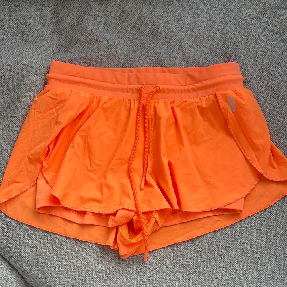 Free people 	athletic short. Electric orange 
Day Dream 2-In-1 Shorts